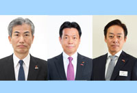 2020年度新任執行役員のご紹介①（寺﨑執行役員・永橋執行役員・松山執行役員）
