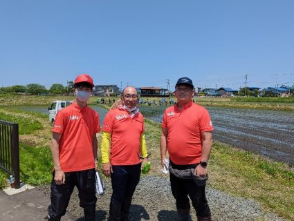 【秋田支社】田んぼアート作りをしてきました！