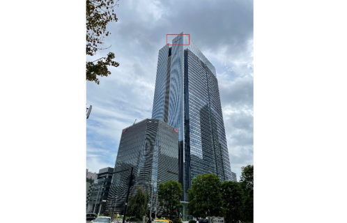 新東京本社が入居する「東京ミッドタウン八重洲」が竣工！ 当社名の外装サインも設置されました！