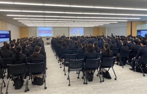 “４年ぶり”に対面での入社式 ～ 会えるよろこび、新たな仲間とのつながり ～