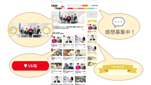 5/13(月)～社内報「New Stage Plus」サイトがアップデートします！